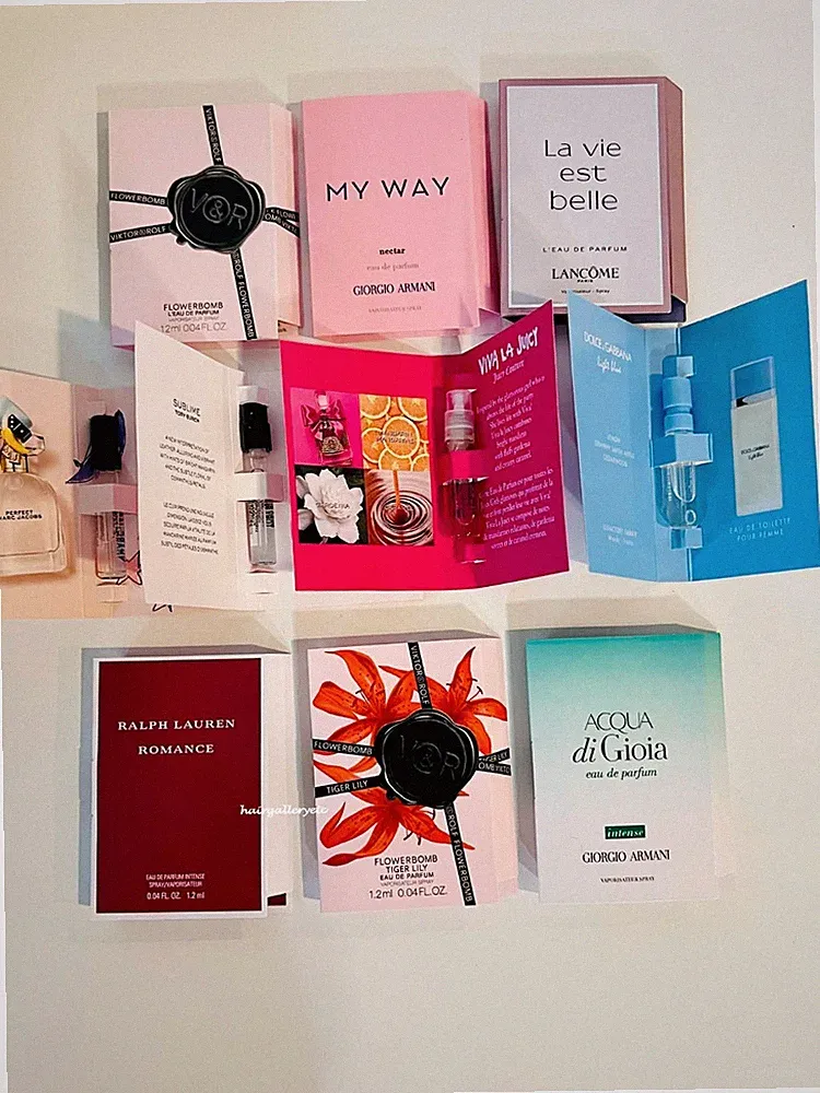 10 Perfume Sampler Gift Set Perfume Sample Spray Vial for Women