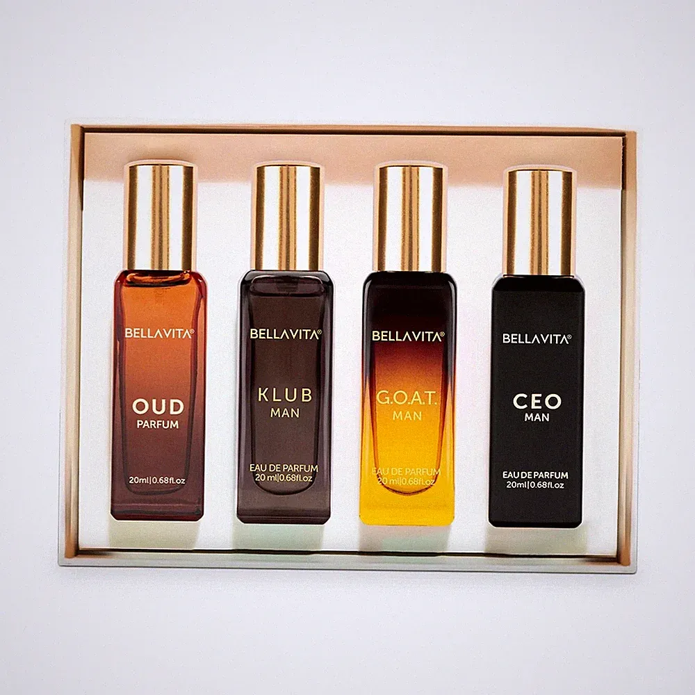 Bella Vita Luxury Man Perfume Gift Set for Men with KLUB, OUD, CEO, GOAT