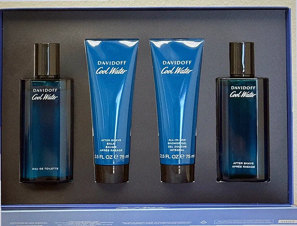 Davidoff Men's Cool Water 4 PCS GIFT SET FOR MEN - FREE SHIPPING