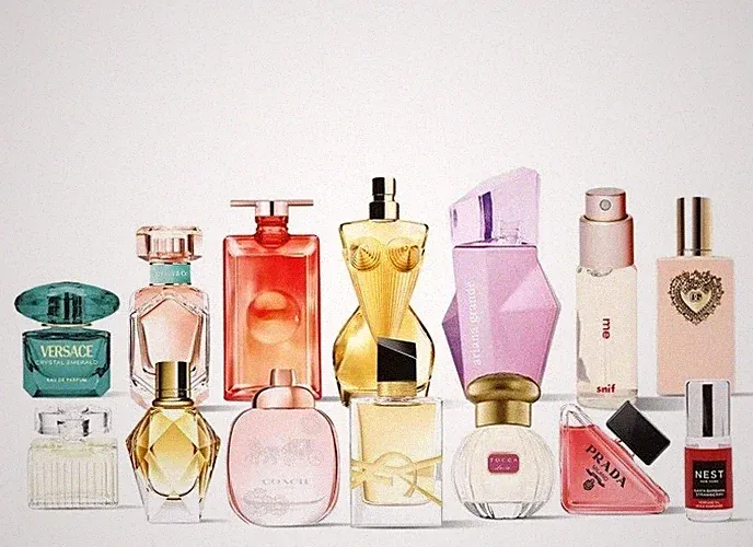 NEW 14 Pc ULTA The Bridal Edit Perfume Mini Bottles Set + Golden Bag 5-10mL NIB
