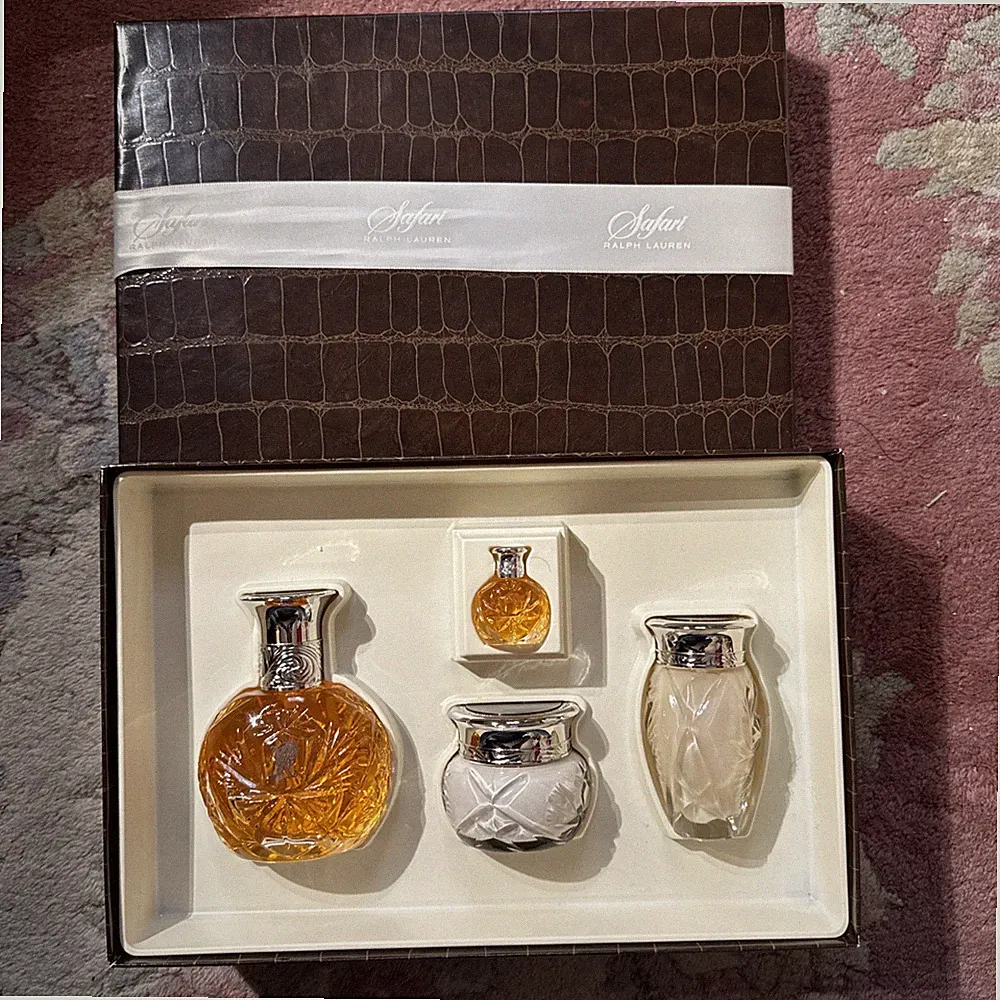 SAFARI Ralph Lauren Perfume Gift Set 4 Pc Set 2.5 oz New NIB