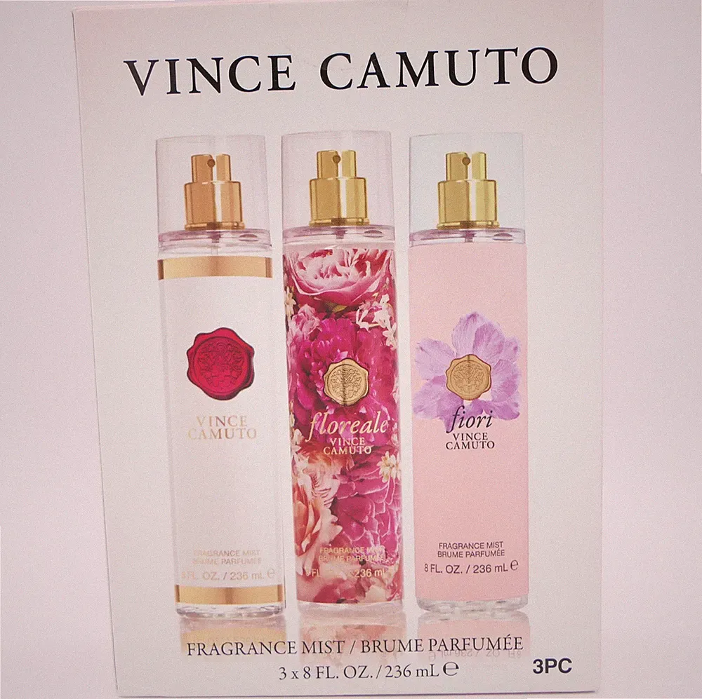 Vince Camuto Fragrance Mist Collection 3 Pack Women's Spray Gift Set 8 oz Each