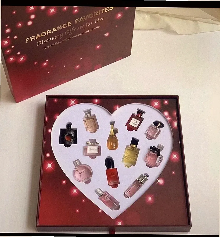 YSL, Dior, Chanel, Armani Women's Perfume Gift Set, 12 Sample Sprays